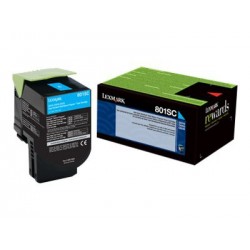 Lexmark 802SC - cyan - original - toner