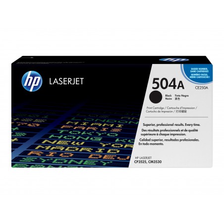 HP 504A - noire - original - toner