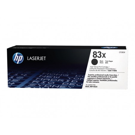 HP 83X - à rendement élevé - noire - original - toner