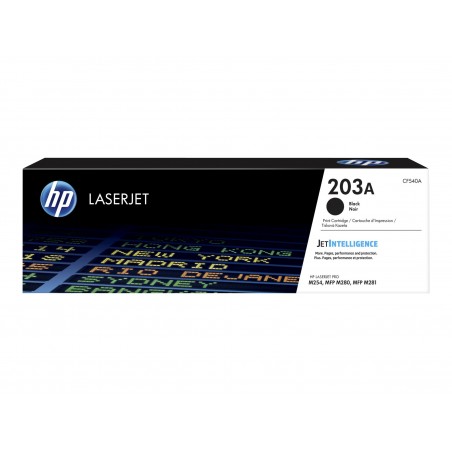 HP 203A - jaune - originale - LaserJet - cartouche de toner (CF542A)