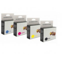 Cartouche d'encre équivalent à Brother LC127XLVALBP Pack de 4 Noir, Jaune, Cyan, Magenta