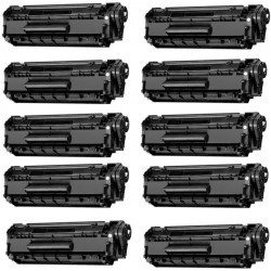 Toner équivalent à HP 79A Pack de 10 Noir