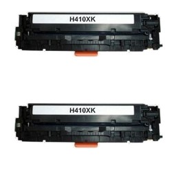 Toner équivalent à HP 305X Pack de 2 Noir