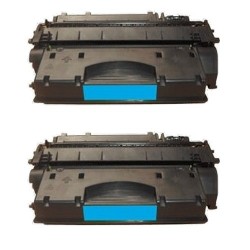 Toner équivalent à HP 05A Pack de 2 Noir