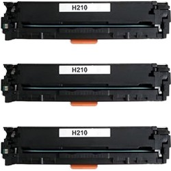 Toner équivalent à HP 131A Pack de 3 Noir