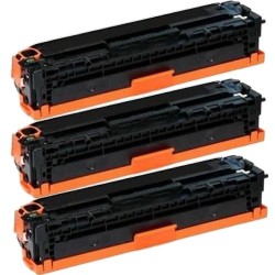 Toner équivalent à HP 410A Pack de 3 Noir