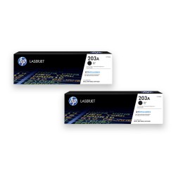 HP 203A Noir Pack de 2