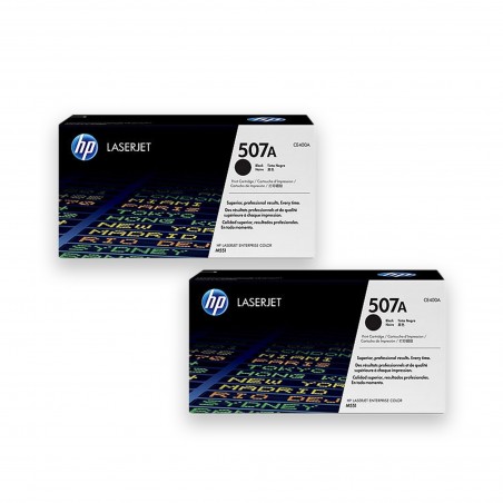 Pack de 2 toners HP 507A