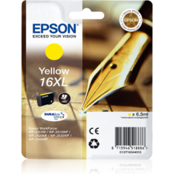 Epson T16XL Stylo Plume - à rendement élevé - jaune - originale - cartouche d'encre