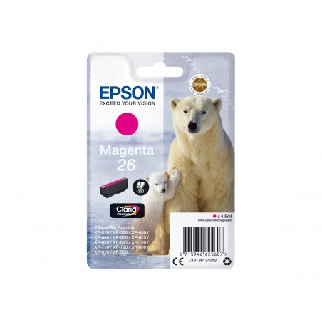 Epson T26 Ours Polaire - magenta - originale - cartouche d'encre