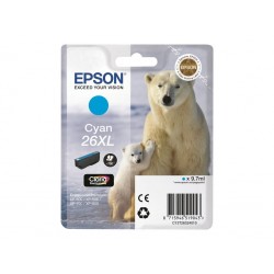 Epson T26XL Ours Polaire - à rendement élevé - cyan - originale - cartouche d'encre