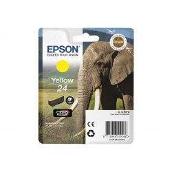 Epson T24 Elephant - jaune - originale - cartouche d'encre