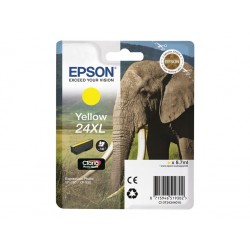 Epson T24XL Elephant - à rendement élevé - jaune - originale - cartouche d'encre