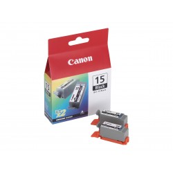 Canon BCI-15 - Pack de 2 - noire - originale - cartouche d'encre