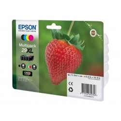 Epson T29XL Fraise - Pack de 4 - à rendement élevé - noire, cyan, magenta, jaune - original - cartouche d'encre