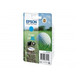 Epson T34XL Balle de Golf - à rendement élevé - cyan - originale - cartouche d'encre