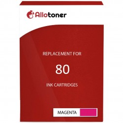 Encre compatible Haute capacité HP 80 Magenta