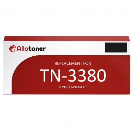 Cartouche de toner TN-3380 Brother compatible Noir