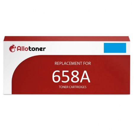 HP 658A toner Cyan - Avec puce