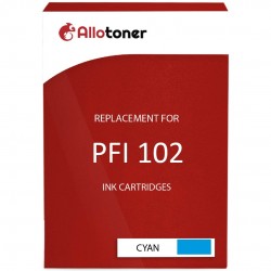 PFI 102C 0896B001 compatible Cyan Canon