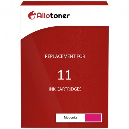 Cartouche d'encre compatible HP 11 Magenta