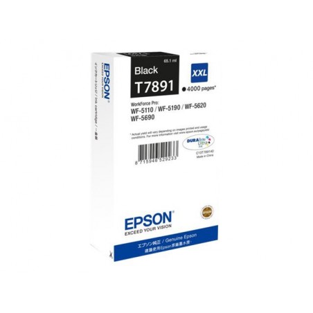 Epson T7891 - à rendement élevé - noire - originale - cartouche d'encre