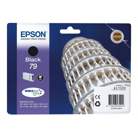 Epson T79 Tour de Pise - noire - originale - cartouche d'encre