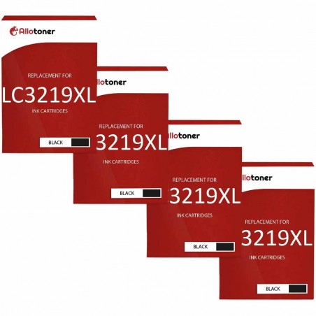 Pack de 4 Brother LC3219XL cartouches d'encre compatibles