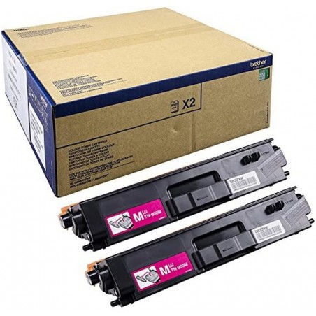 Pack de 2 Cartouche de toner Brother TN900MTWIN 