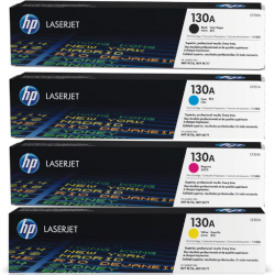 HP 130A Pack de 4 Cartouches de toner originales Noir, Jaune, Cyan, Magenta 