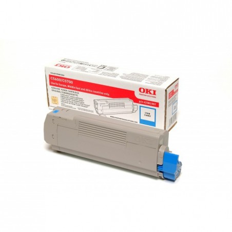 OKI 43381907 - cyan - original - toner