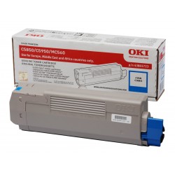 OKI 43865723 - cyan - original - toner