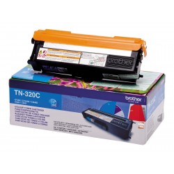 Brother TN320C - cyan - original - toner