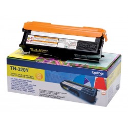 Brother TN320Y - jaune - original - toner