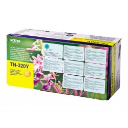 Brother TN320Y - jaune - original - toner