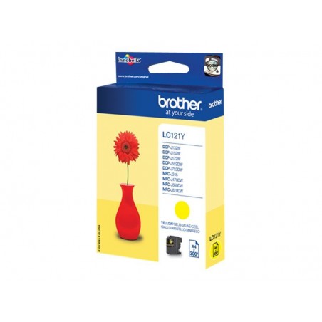 Brother LC121 - jaune - originale - cartouche d'encre