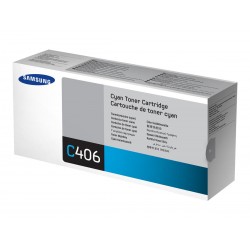 Samsung CLT-C406S - cyan - original - toner