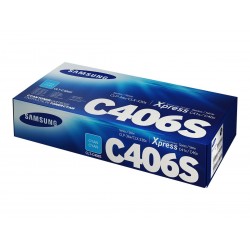 Samsung CLT-C406S - cyan - original - toner